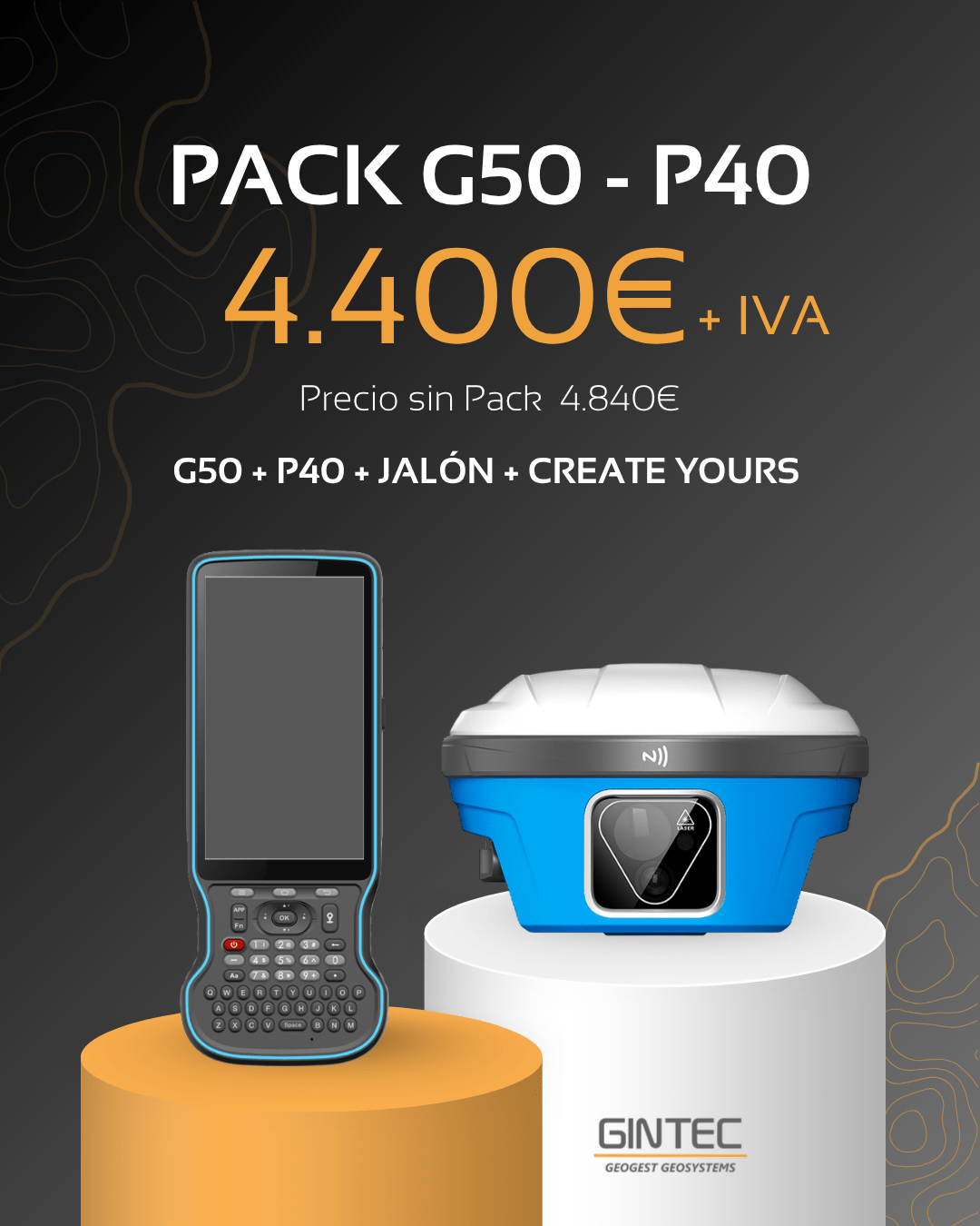 PACK GINTEC G50 + P40