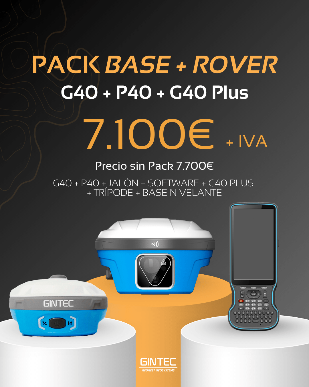 PACK GINTEC BASE + ROVER G40 - G40 PLUS